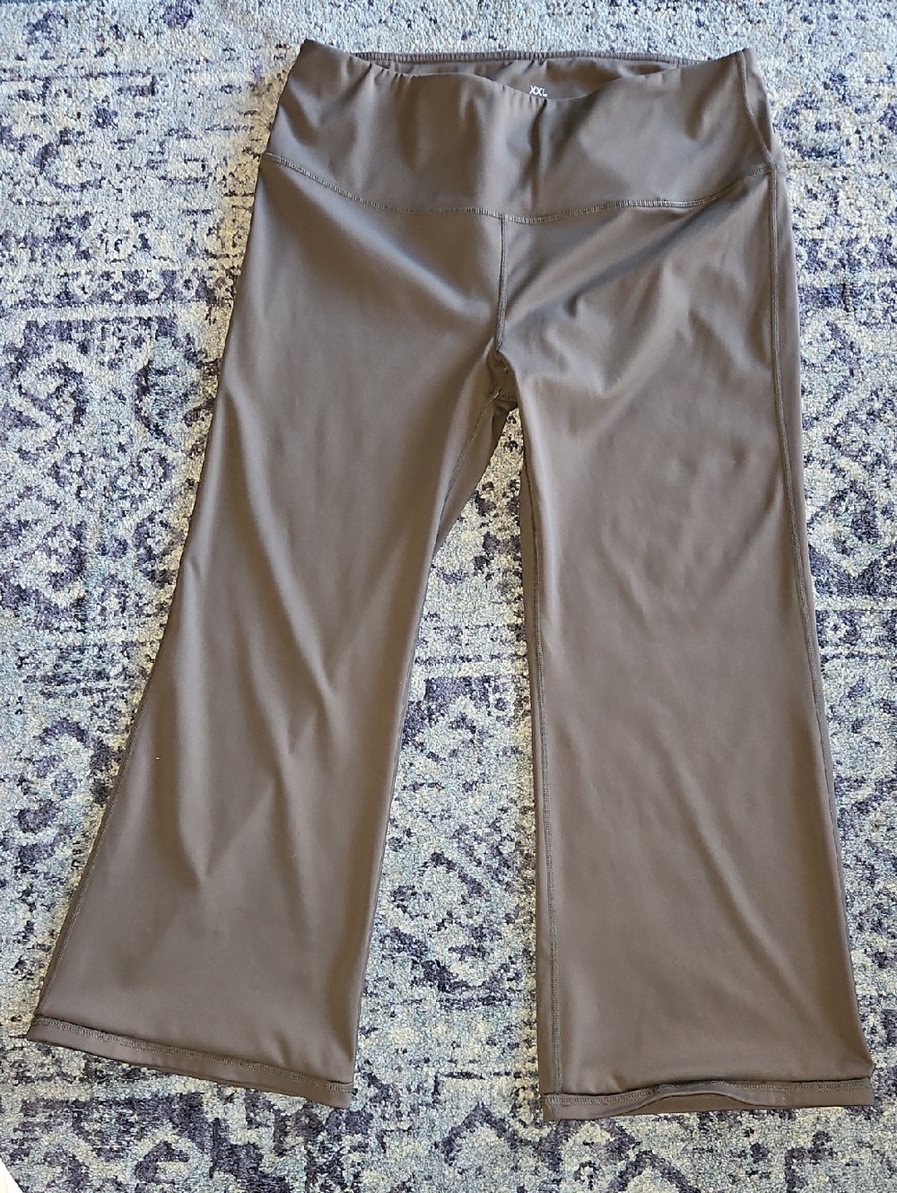 High-Rise Wide-Leg Women’s Leggings in Brown